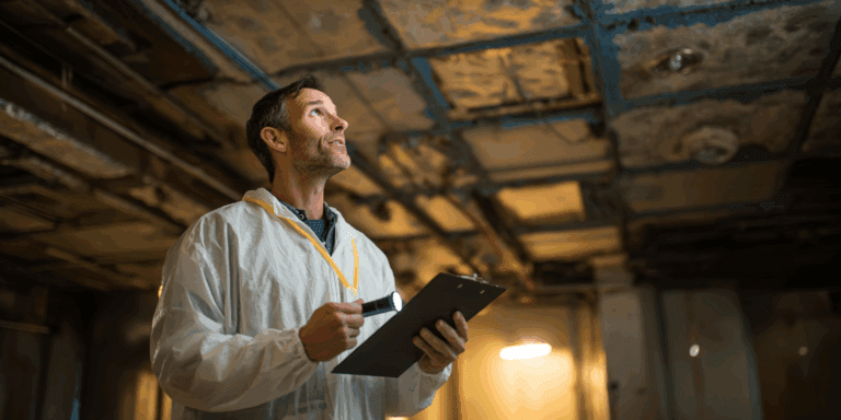 Asbestos inspection commercial building safety