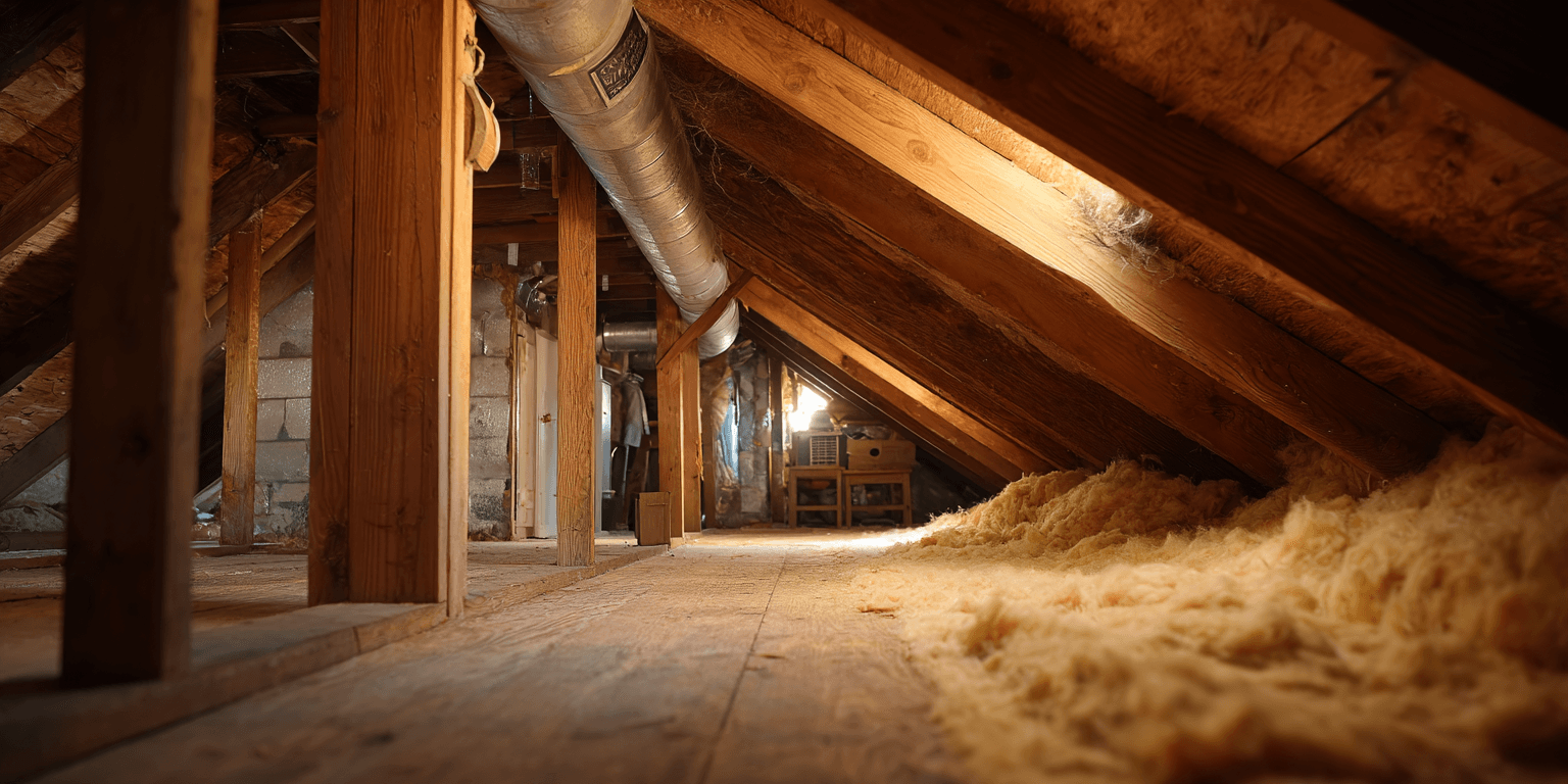 Attic insulation issues energy loss