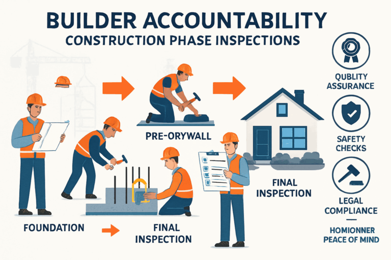 Builder accountability construction inspections