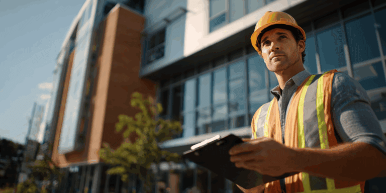 Commercial building inspection exterior expert checking