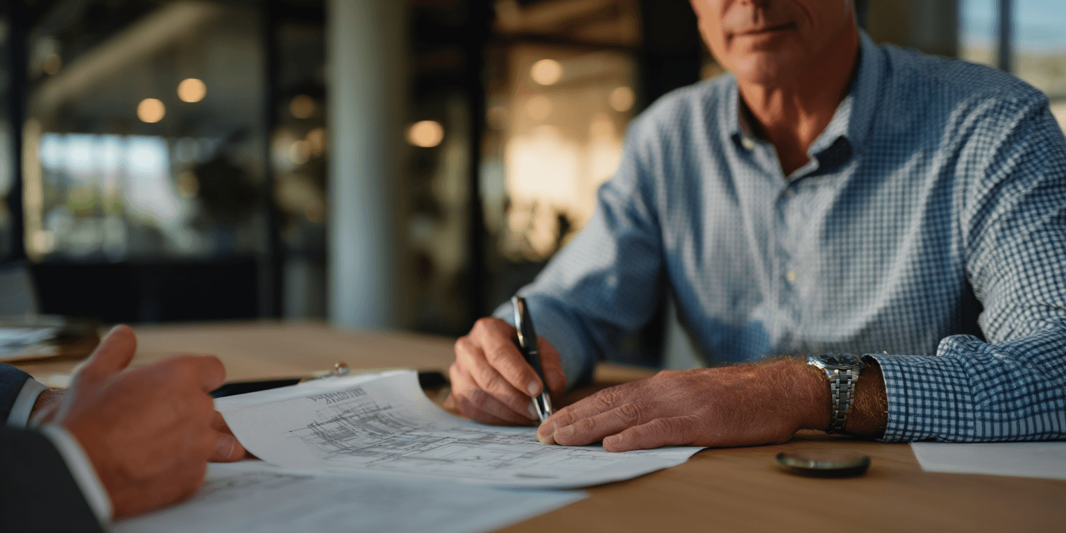 Commercial inspection report review meeting