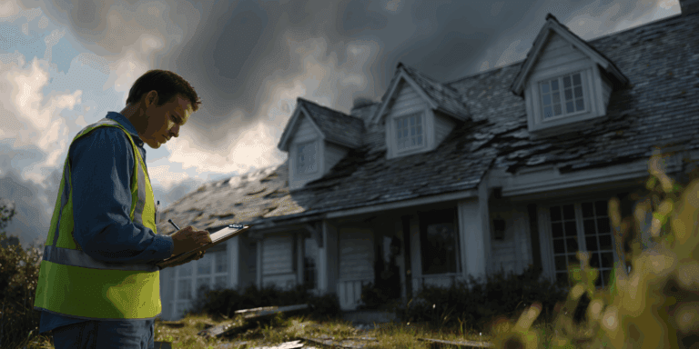 Hail damage roof inspection north texas home