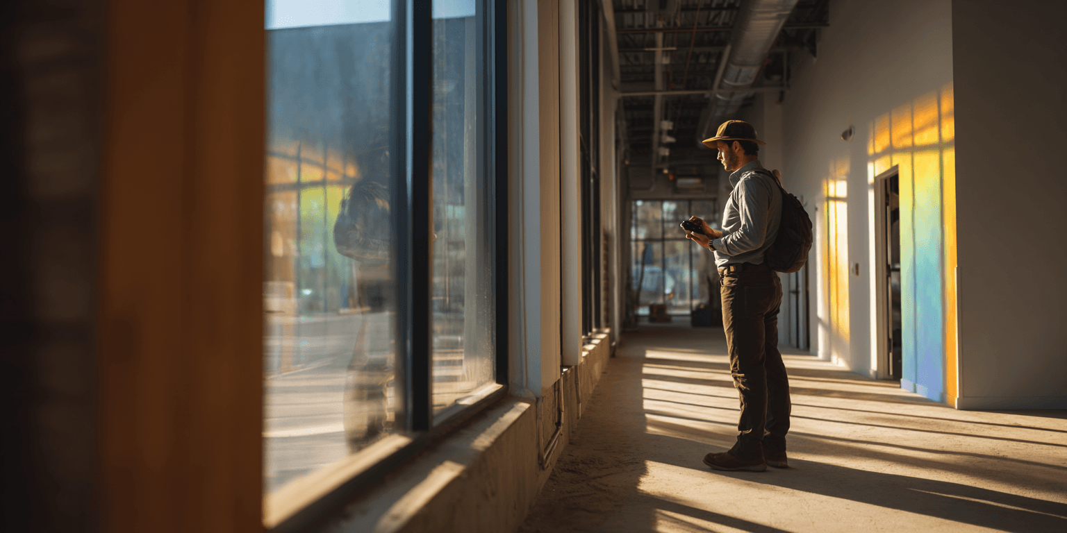 Thermal imaging inspection commercial building