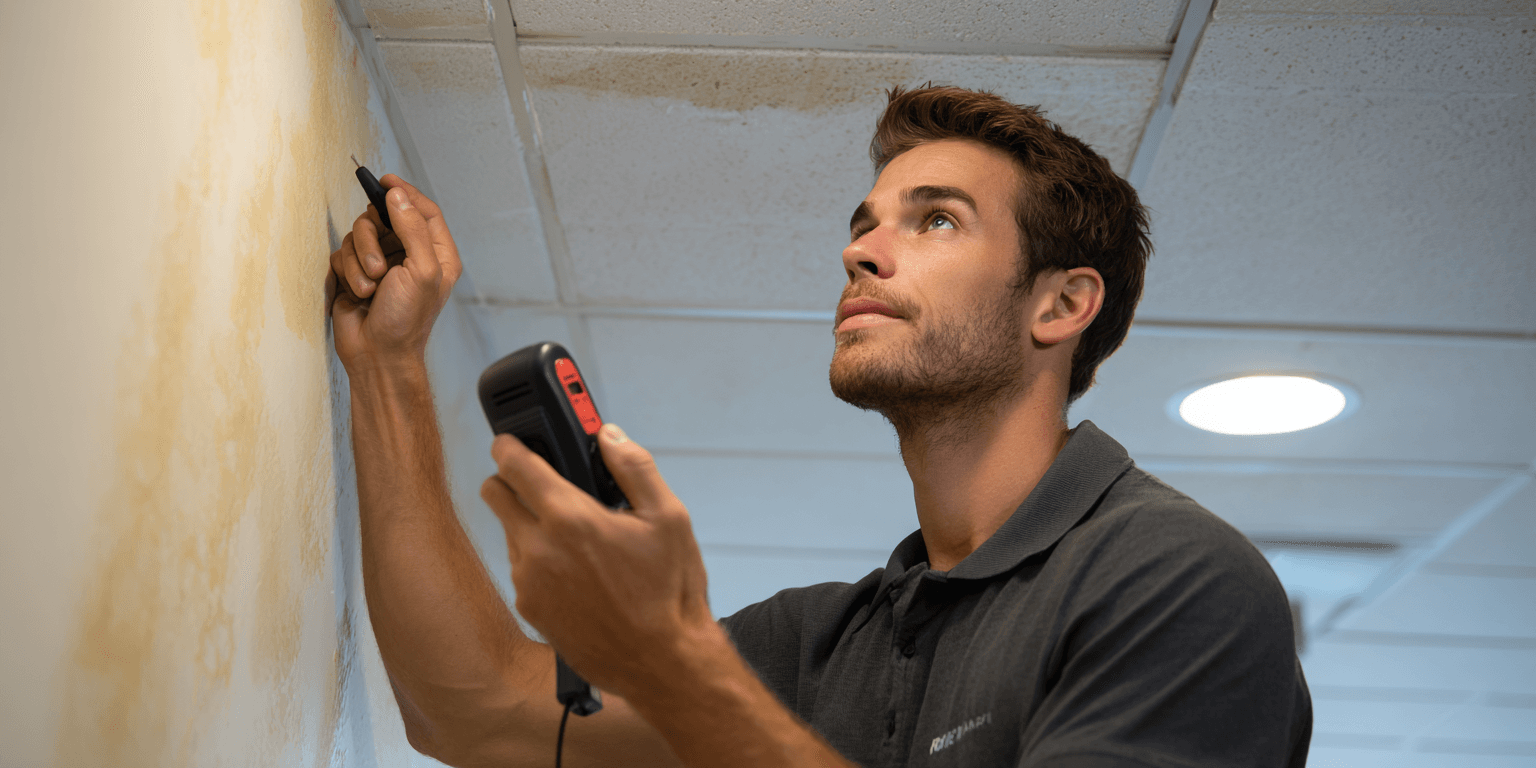 Hidden leak moisture detection inspection