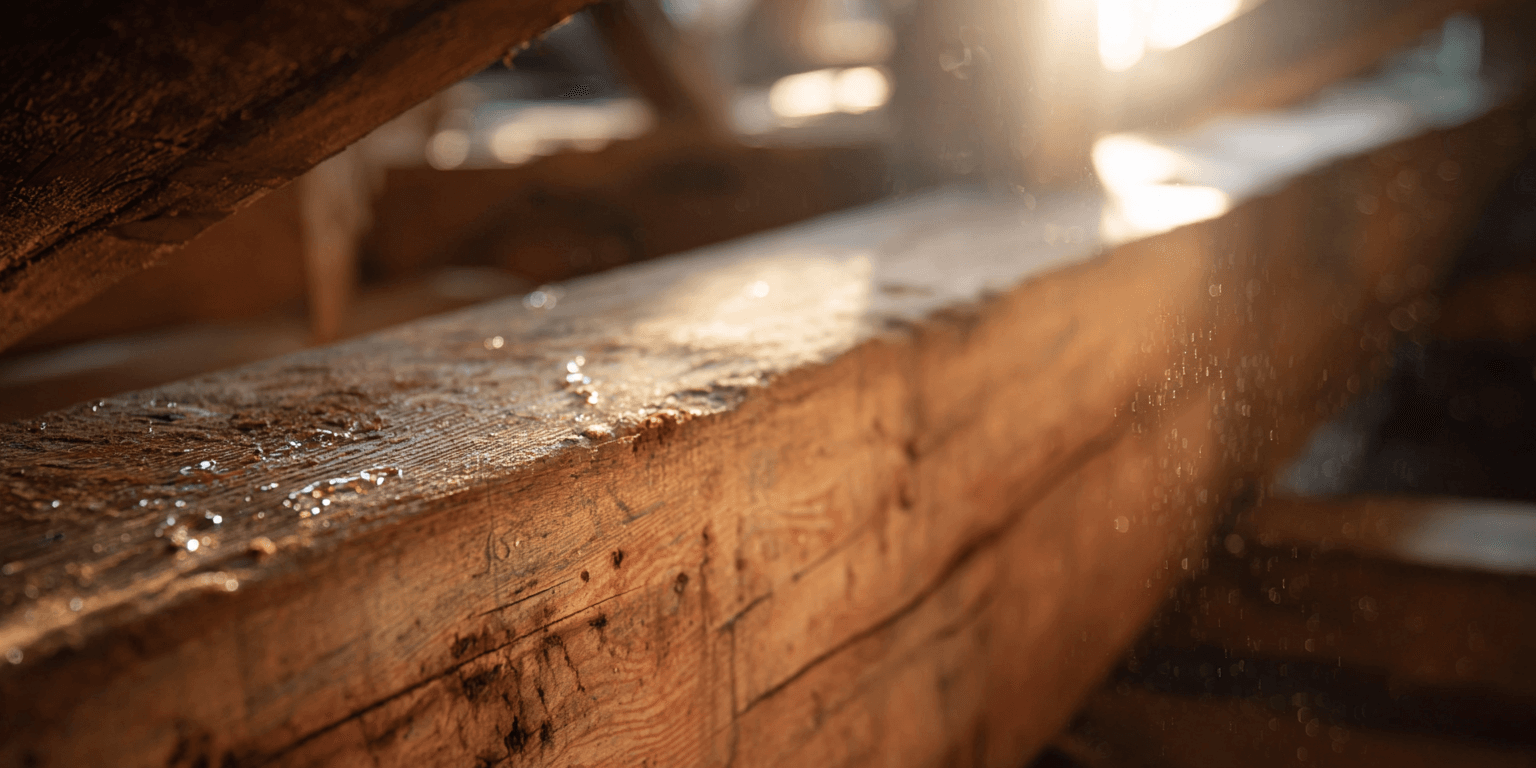 Moisture stains mold growth crawlspace texas