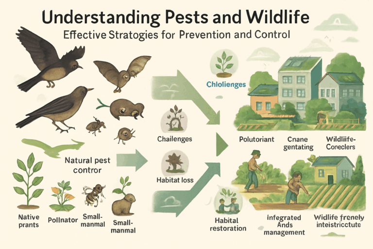 Pests and wildlife interactions