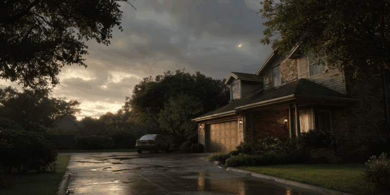 Storm damage mold risk home